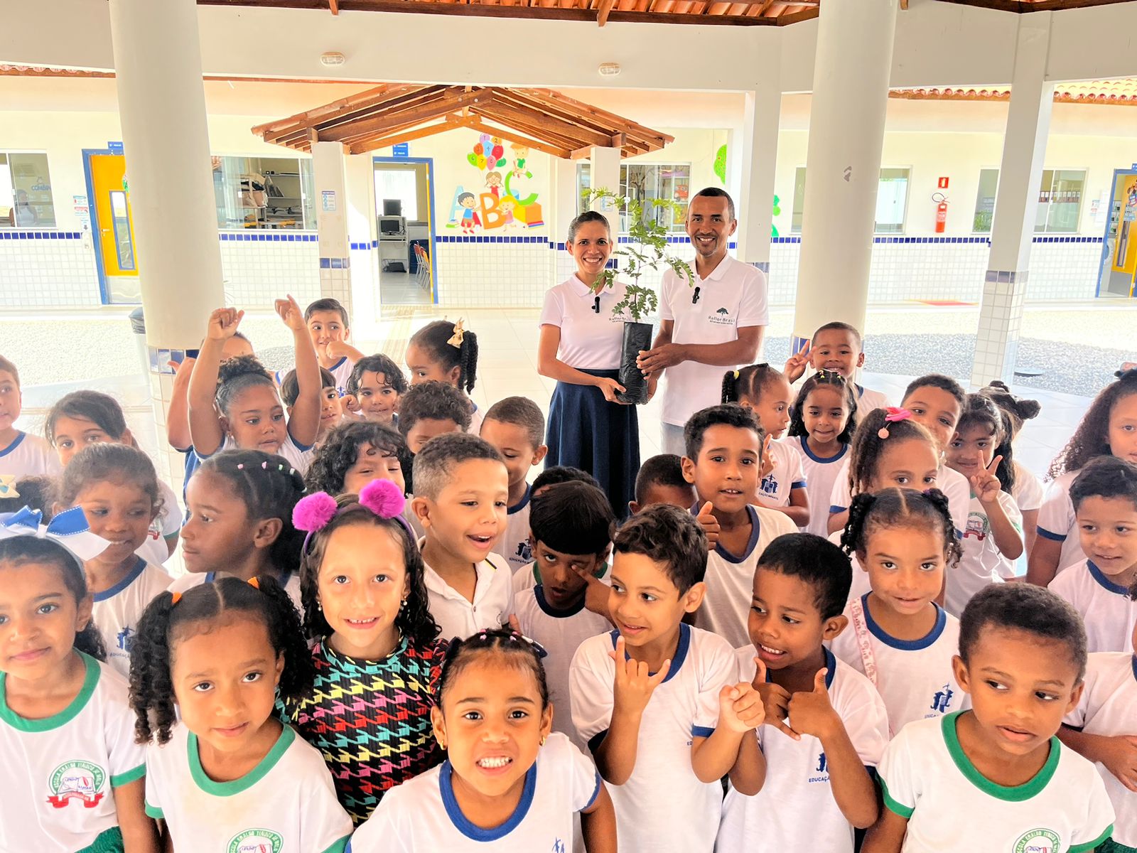 Atividade na Escola Eraldo Tinoco