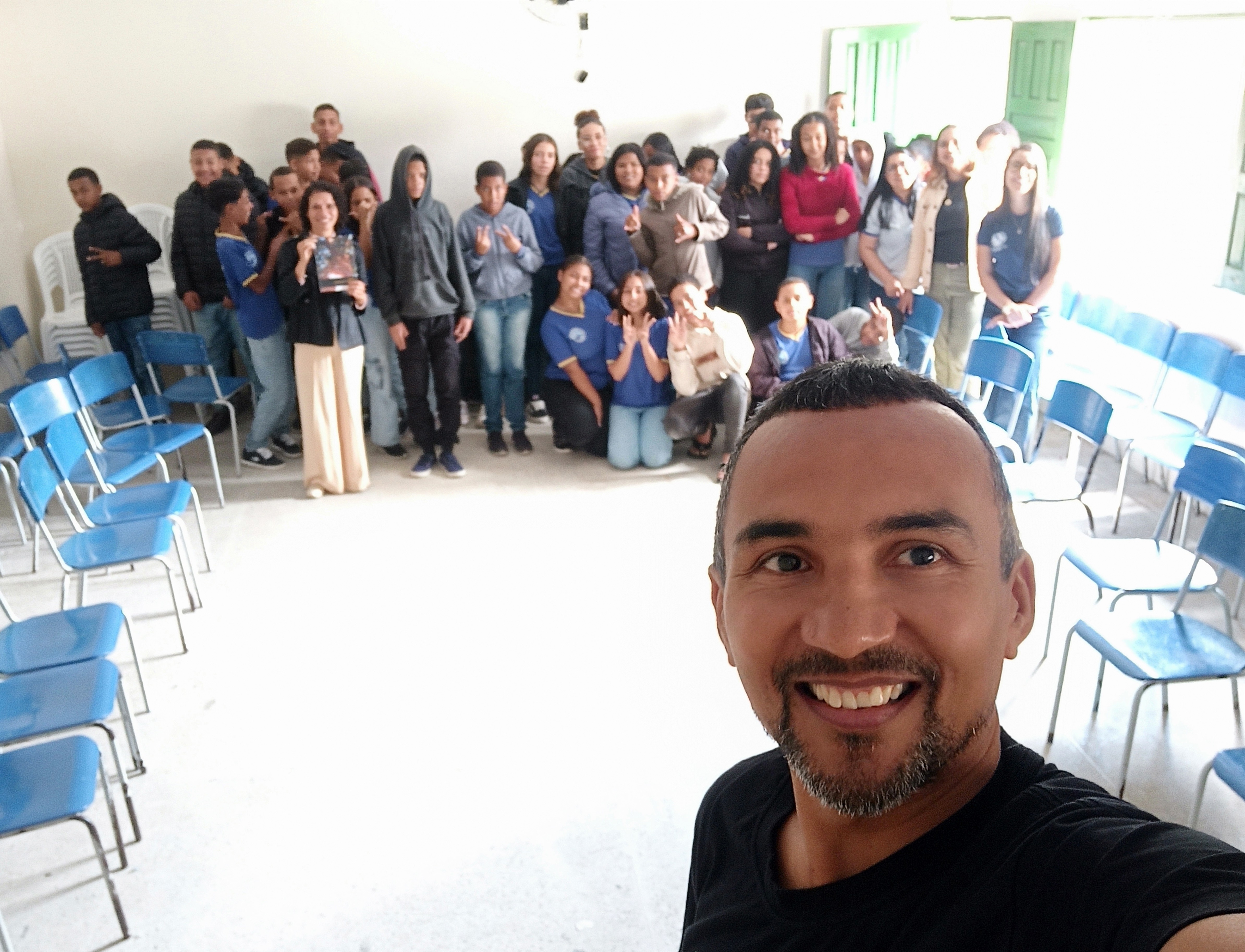 Atividade na Escola Vicenzo Gasbarre