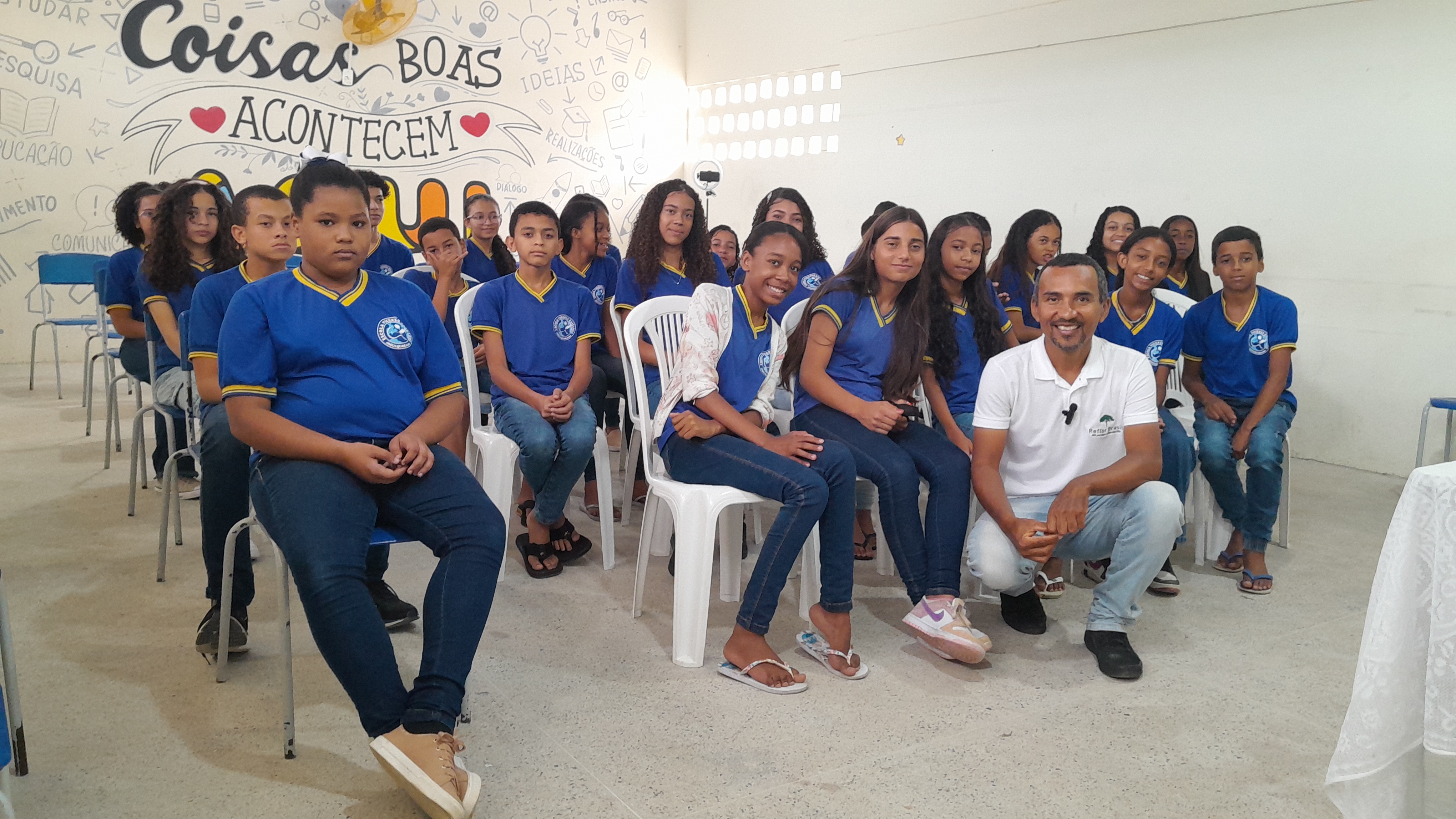 Palestra na Escola Vicenzo Gasbarre
